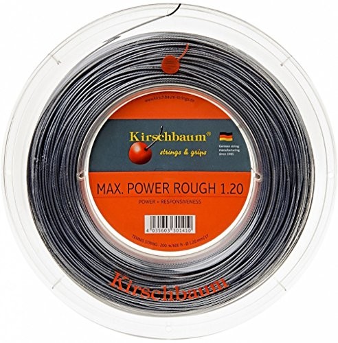 Kirschbaum naciąg rolka Max Power Rough, antracyt, 200 m, 0105260218400006 MPR125-1,2 mm