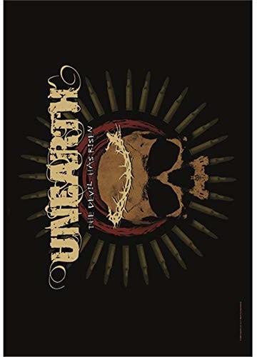 Unearth UNEARTH FLAGGE FAHGE POSTERFLAGGE THE DEVIL HAS RISEN VD-HFL0953