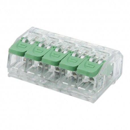 DEGSON Szybkozłączka instalacyjna 5x0.2-4.0 mm VDE UL 450V 32A DGN 3695 DG221-5.6-05P-17-00A