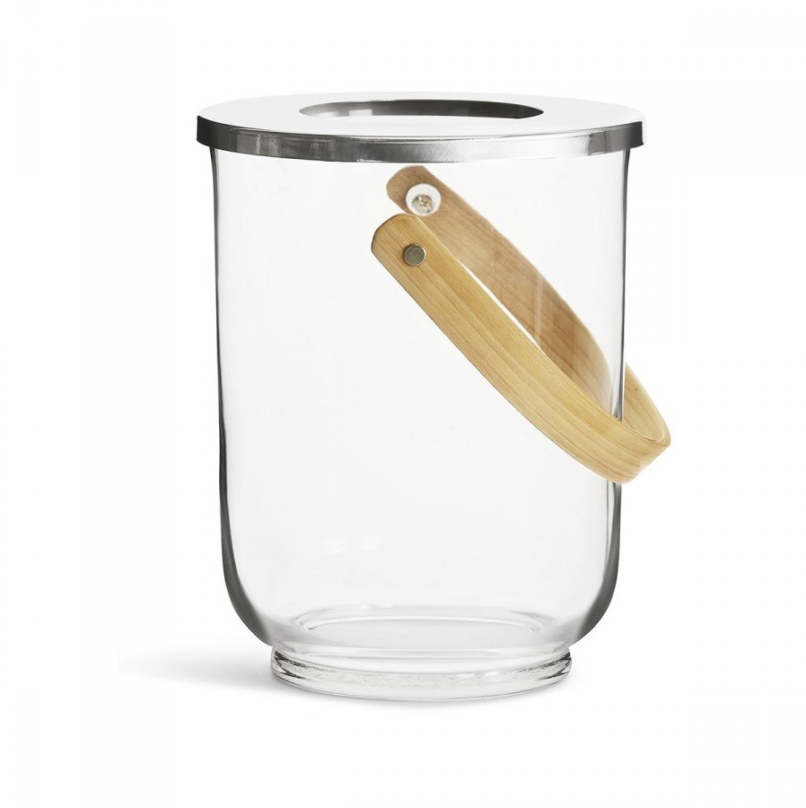 Sagaform szklane wiaderko do szampana wazon lub lampion śred 18,5 x 23 cm SF-5017329