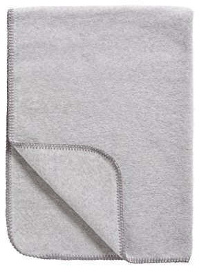 Meyco 1231000 Classic Uni kocyk dziecięcy, 75 x 100 cm, biały  75x100cm szary 1231004