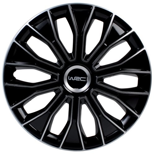 WRC WR-samochodowych 469 ozdobne kołpaki na koła, bicolor  4-częściowy zestaw, 38 cm (15) WR-KFZ-469