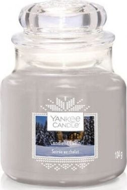 Yankee Candle Świeca Candlelit Cabin mały słoik 104g 67