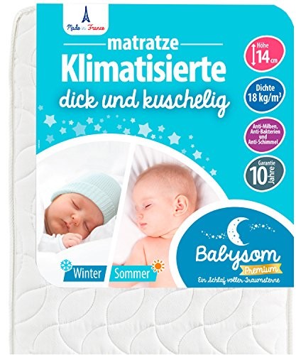Babysom Materac klimatyzacji Skład jednej letni/zimowy 60 x 120