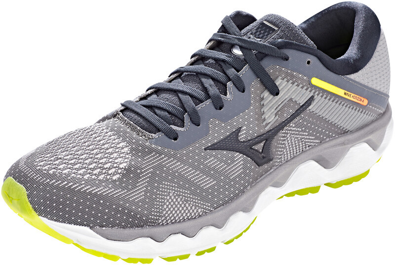 Mizuno Wave Horizon 4 Buty Mężczyźni, folkstone gray/phantom/safety ellow UK 8,5 | EU 42,5 2020 Buty szosowe J1GC202616-42,5