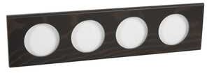 Legrand Ramka poczwórna Celiane 069204 drewno wenge