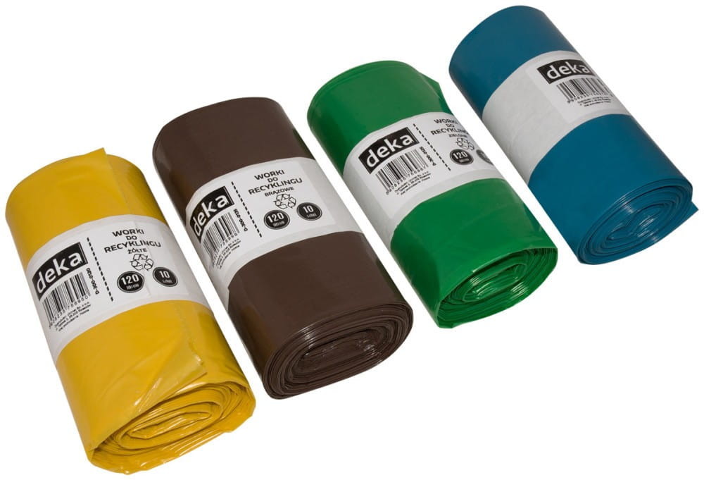 DEKA WOREK RECYKLING ŻÓŁTY 120L A10 D-300-0120 [10082089]