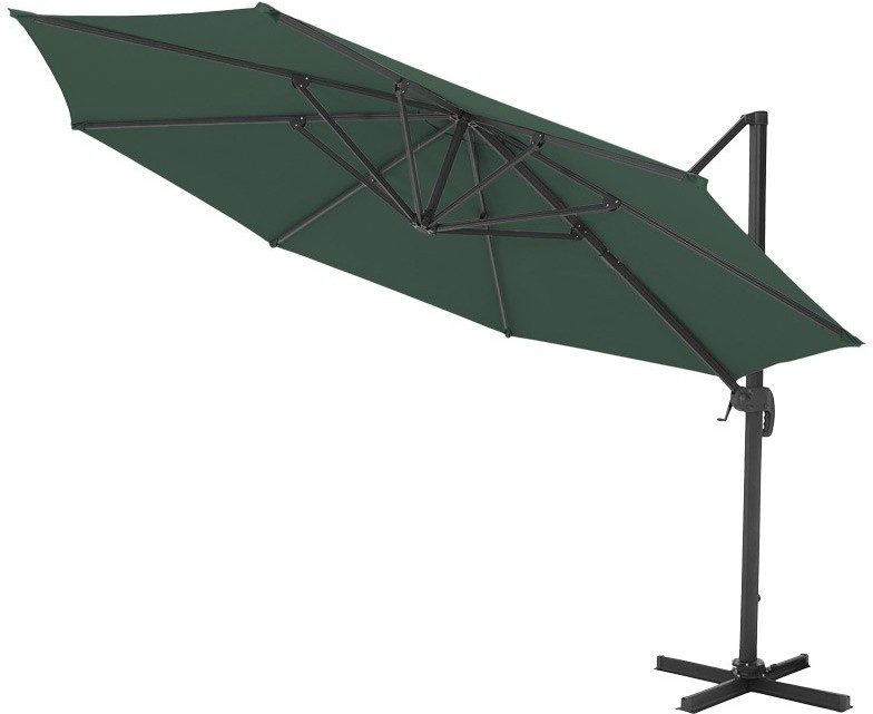 SOLIDNY PARASOL DO OGRODU - 3M ZIELONY KAZUAR M ZIELEŃ 3m