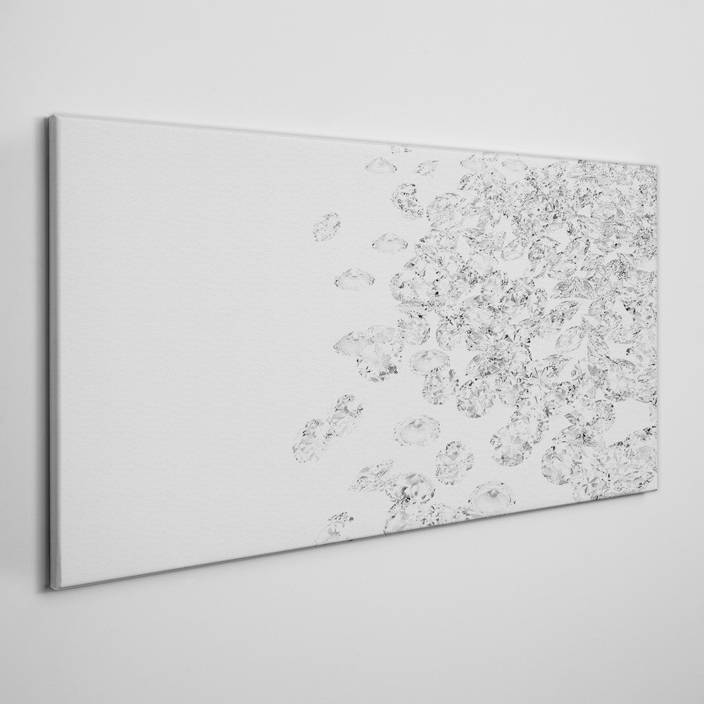 PL Coloray Obraz na Płótnie kamienie szlachetne diamenty 120x60cm