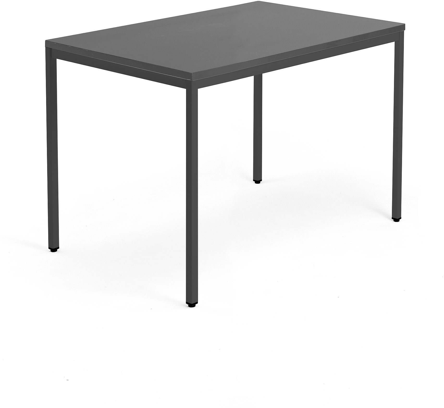 AJ Biurko Modulus rama 4 nogi 1200x800 mm czarna rama czarne 1611214