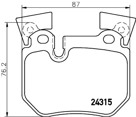 BREMBO Zestaw klocków hamulcowych, hamulce tarczowe P 06 059