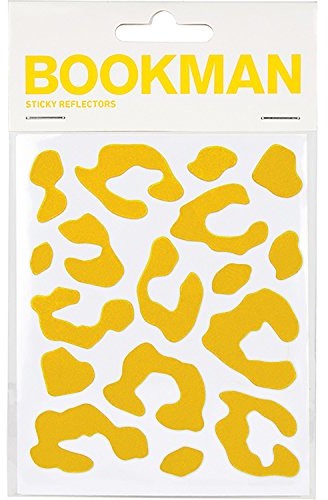 Bookman bookman Sticky reflectors lamparta naklejka odblaskowa, żółty, M 03021