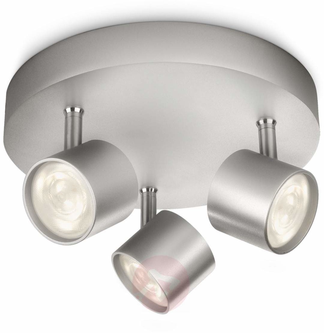 Philips Okrągła lampa sufitowa LED STAR, 3-pkt., odchylana