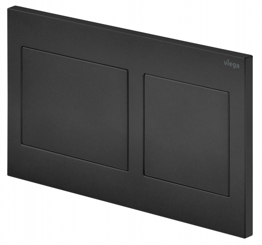 Viega Prevista Visign for Style 21 Przycisk spłukujący WC czarny mat 801724