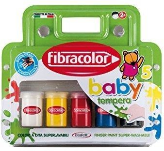 FIBRACOLOR Farbki Tempery Baby 5 kol.