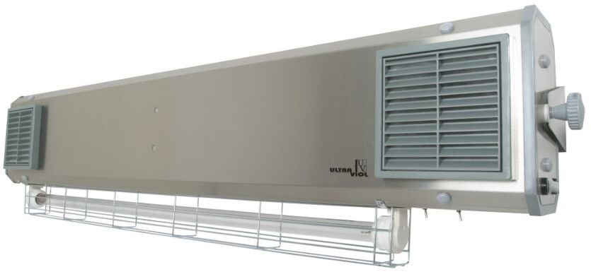 Ultra-viol Sp.j NBVE-110/55NL 2-funkcyjna lampa bakteriobójcza przepływowa 2x55W+55W ścienna z licznikami NBVE 110/55 NL