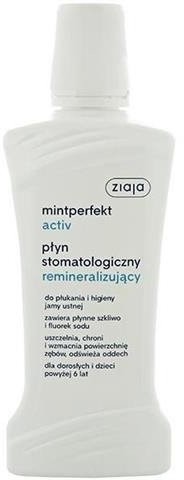Ziaja Mintperfekt Activ płyn do płukania jamy ustnej stomatologiczny remineralizujący 500ml 54391-uniw