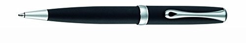 Diplomat d40204040 Excellence A2 lazurytu długopis, czarna/Matt Chrome D40204040