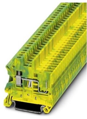 Phoenix Contact Zacisk przewodu ochronnego UT 2 5/1P-PE UT 2 5/1P-PE Phoenix Contact 3045033 zielono-żółty Zawartość 50 szt UT 2 5/1P-PE