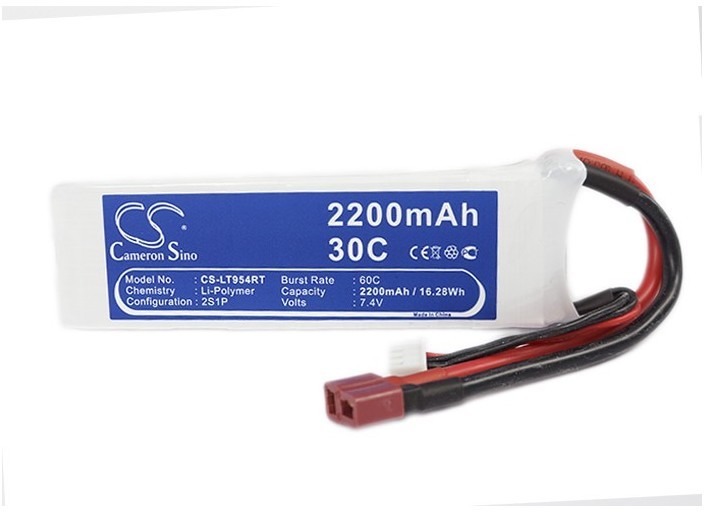 Cameron Sino 2200mAh 16.28Wh Li-Polymer 7.4V 2S 30C Cameron Sino)