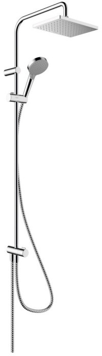 Hansgrohe Vernis Shape Zestaw prysznicowy ścienny z deszczownicą chrom 26282000