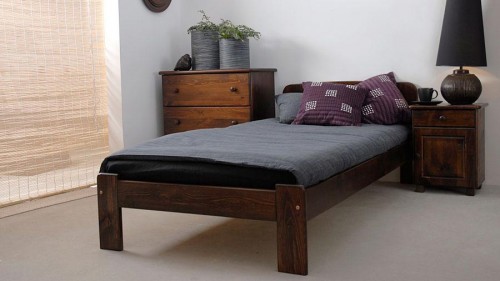 Magnat Meble Łóżko drewniane Sara 90x200 ORZECH