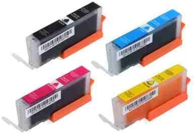 DrTusz Tusze Zamienniki CLI-581 CMYK do Canon 2103C004) czteropak)|