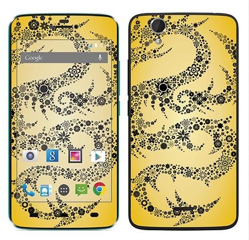Wiko Royal Sticker Royal tatuaż ścienny RS. 108058 samoprzylepny do Birdy z motywem Dragon Art RS.108058
