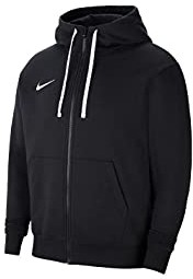 Nike Unisex Child Y Nk FLC Park20 Fz Hoodie Hooded bluza, czarny/biały, XL CW6891