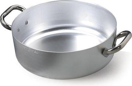 Pentole Agnelli garnek do duszenia z aluminium, głęboki, 40 cm ALMA10640