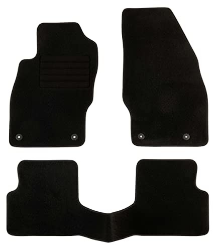 DBS DBS 1765705 dywaniki samochodowe - na wymiar - 4-częściowe - antypoślizgowe - czarny filc igłowany 900 g/m - wykonanie welurowe - asortyment Star 1765705