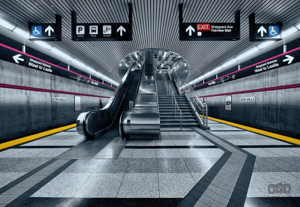 Komar Fototapeta Subway 8-996
