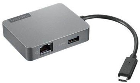 Lenovo USB-C Travel Gen2 - hub USB hub - Szary GX91A34575