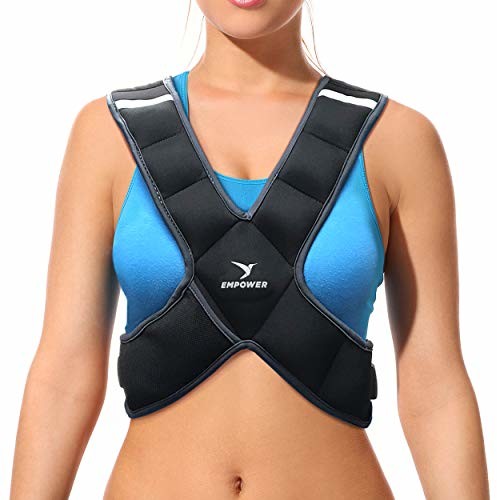 Empower Weighted Vest fitness, Black, 8-pound by Empower MP-3398R