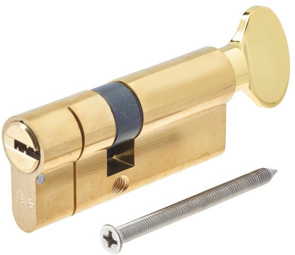 Yale Wkładka atestowana Max 30 x 45 mm G mosiądz 102103-3045-CK0201
