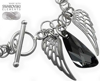 Swarovski Arande bransoletka NIGHT WING SREBRO 5456440493