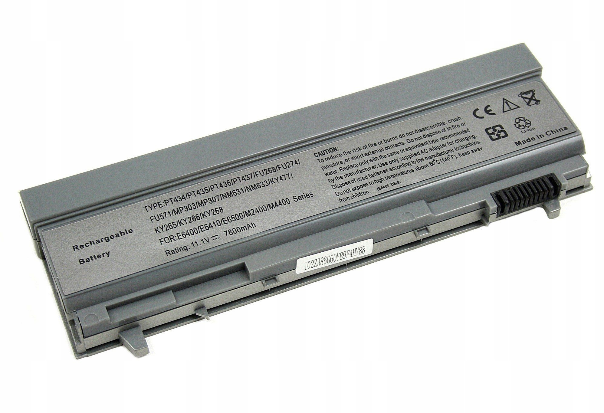 Dell Bateria Do PT434 W1193 M2400 M4400 Precision