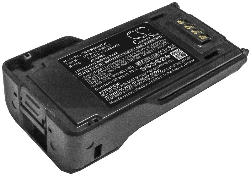 Cameron Sino Kenwood P25 KNB-L1 3300mAh 24.42Wh Li-Ion 7.4V
