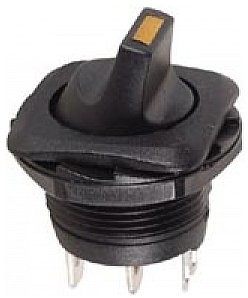 Velleman Włącznik tablicowy kołyskowy POWER ROCKER SWITCH 5A-250V SPST ON-OFF - WITH AMBER LED LIGHT R1945A/A