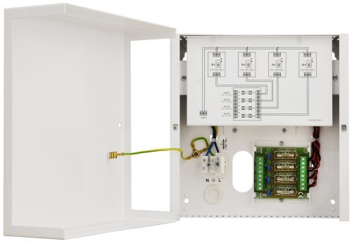PULSAR PSDCSEP 12V/4A/4x1A/TOPIC zasilacz do 4 kamer HD, (PL_PSDCSEP04124)