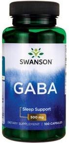 SWANSON GABA 500mg 100 kapsułek SWA/035