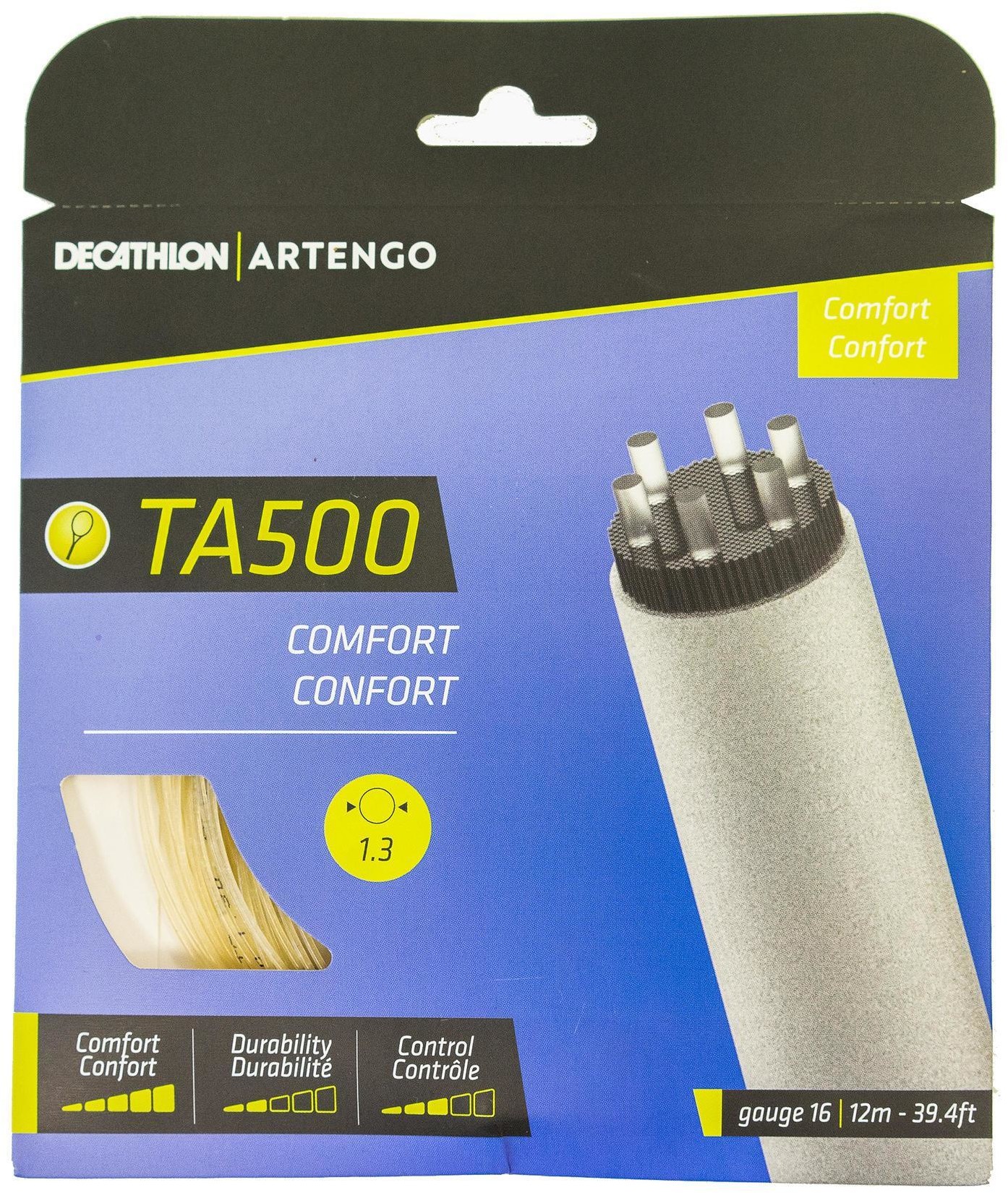 ARTENGO Naciąg tenisowy wielowłóknisty TA 500 CONFORT 1,3 mm Unisex
