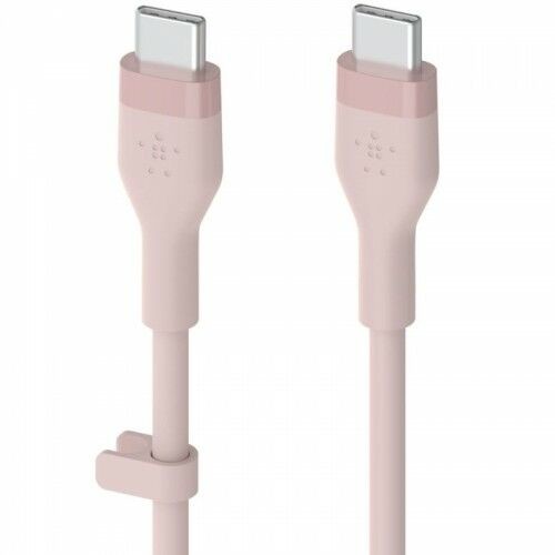 Belkin Kabel Boost Charge Flex Silicone USB-C do USB-C 1m, różowy CAB009bt1MPK