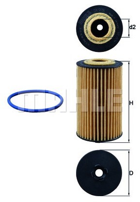 Knecht Filtr oleju OX 978D