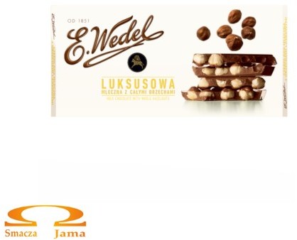Wedel Czekolada E. Luksusowa Mleczna z Całymi Orzechami 100g E2EC-2948A