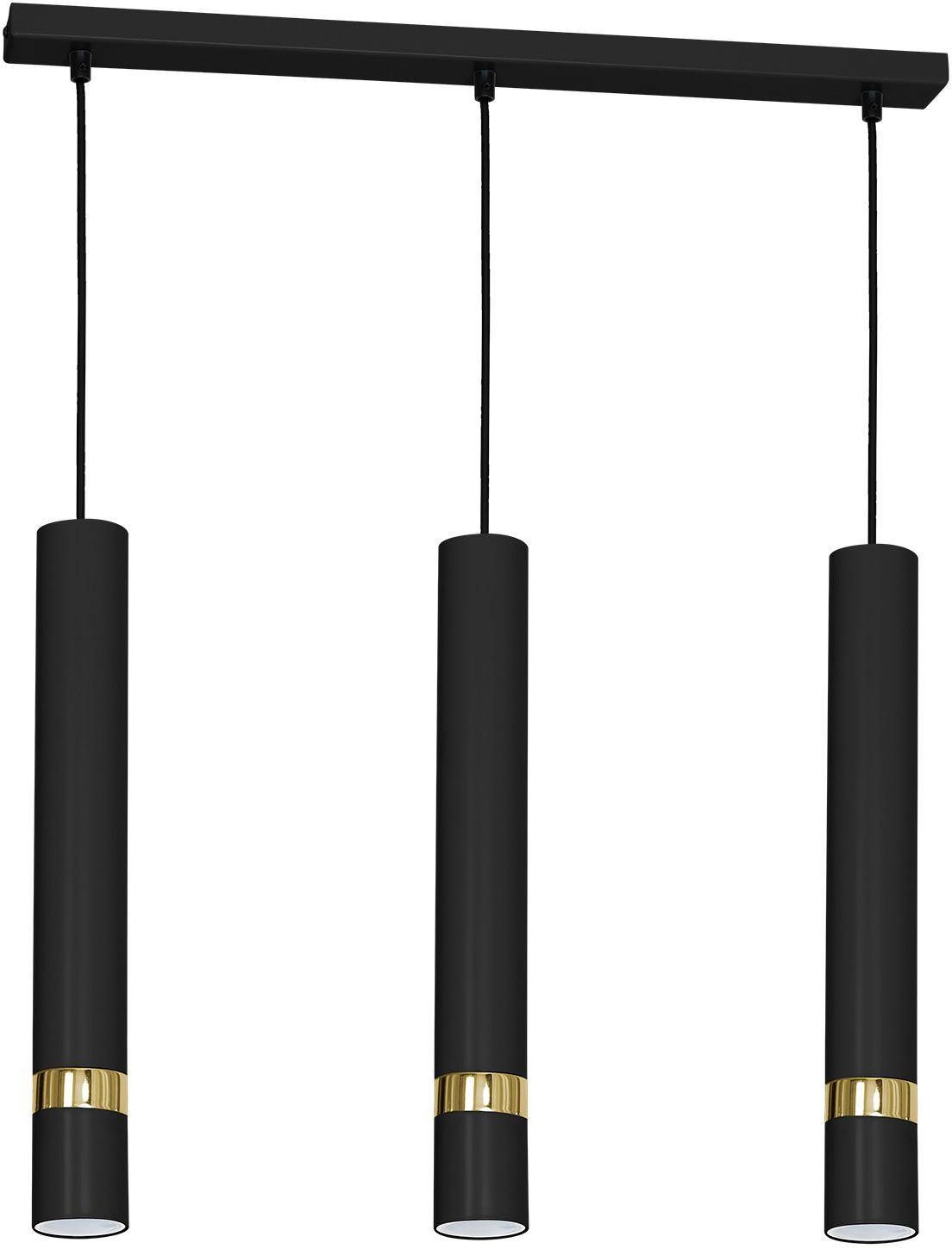 Luminex Żyrandol Joker black/gold 3 1555