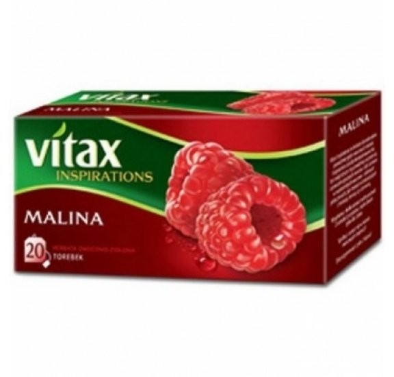 Vitax Herbata ekspresowa Malina 20szt.