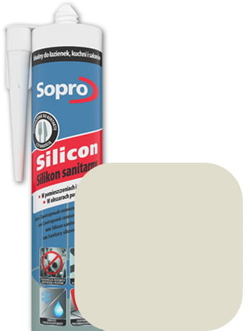 Sopro Silikon sanitarny srebrno-szary 17 310 ml