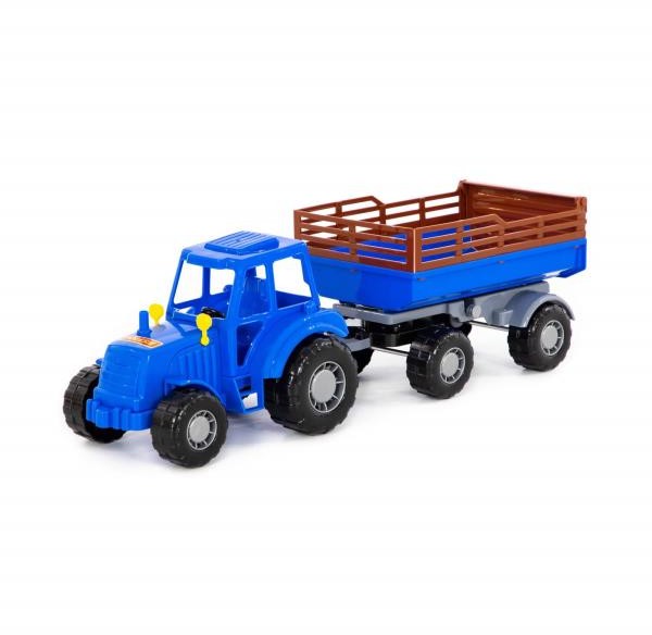 POLESIE Traktor 44cm Majster z Przyczepą W Siatce 84781 Wadp 469885