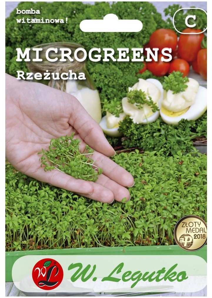 Legutko Rzeżucha nasiona microgreens BIO